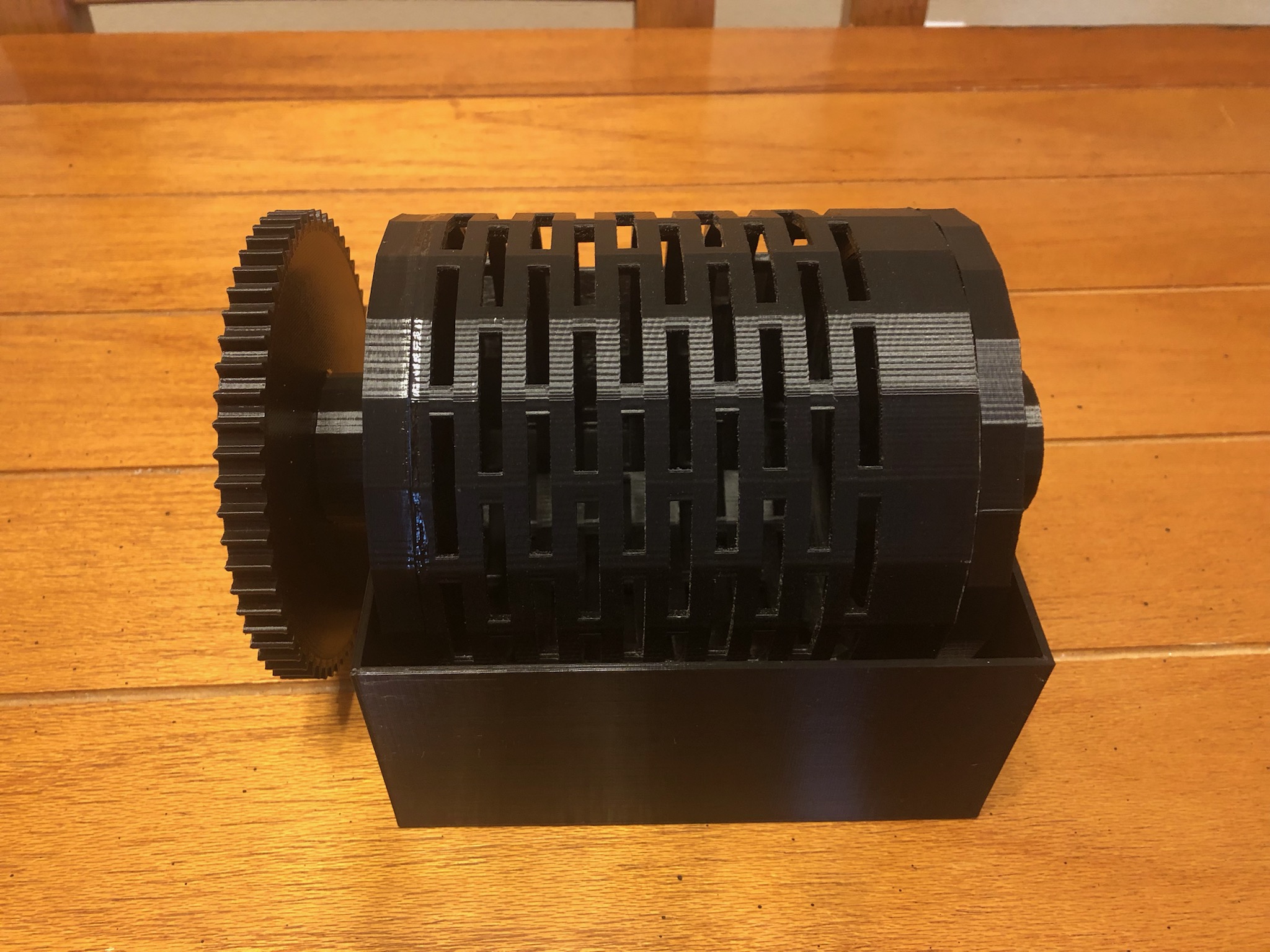 Plating Barrel Construction – 3D Printed